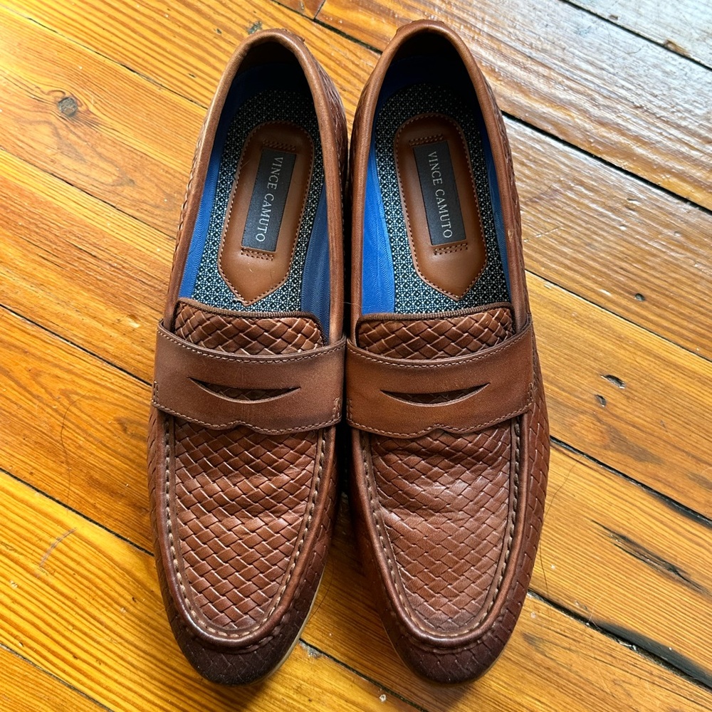Vince Camuto Cognac Loafers